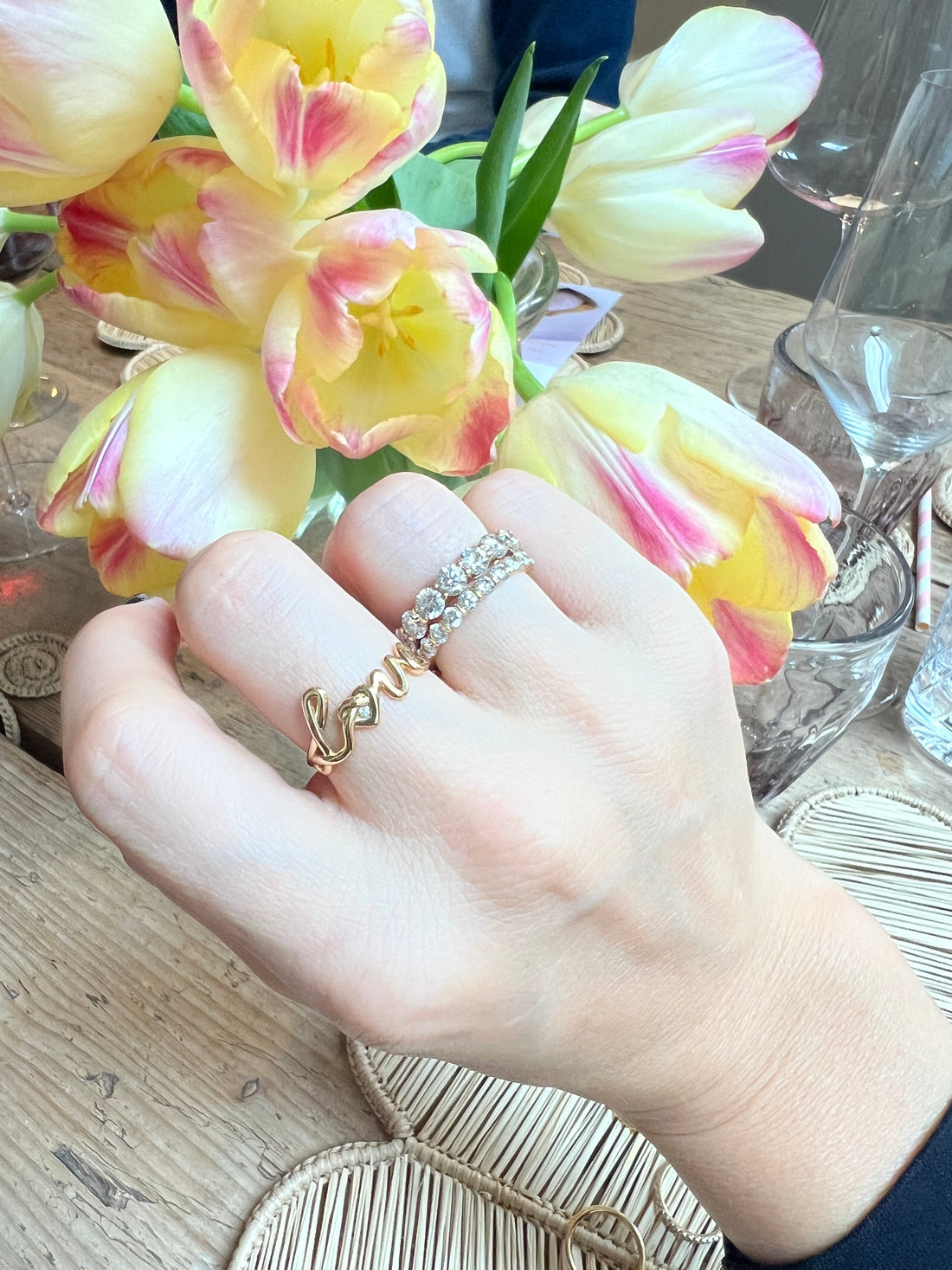 Scribble Ring - Love