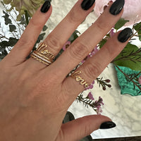 Scribble Ring - Mom