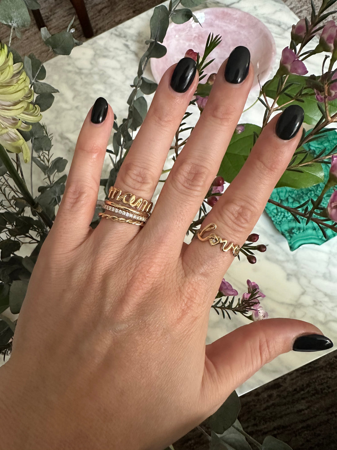 Scribble Ring - Love