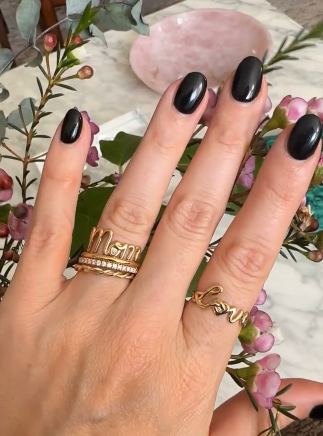 Scribble Ring - Mom