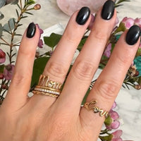 Scribble Ring - Mom