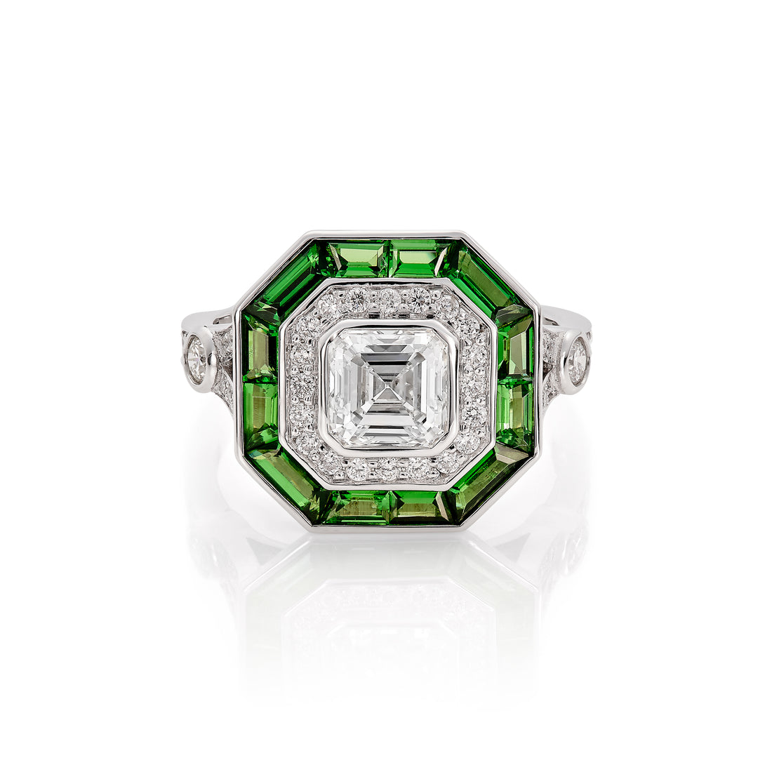 Asscher Octagon Ring