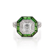 Asscher Octagon Ring