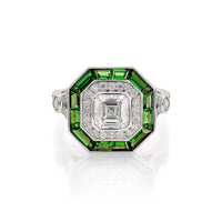 Asscher Octagon Ring