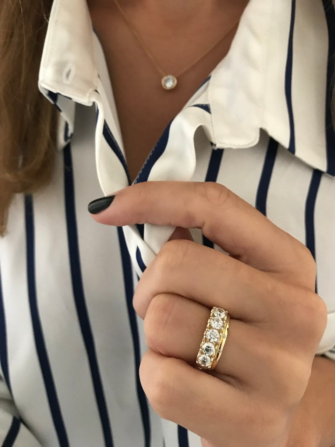 Floating Diamond Necklace