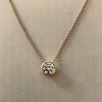 Floating Diamond Necklace