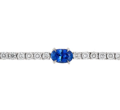Sapphire Skinny Tennis Bracelet - 3ct