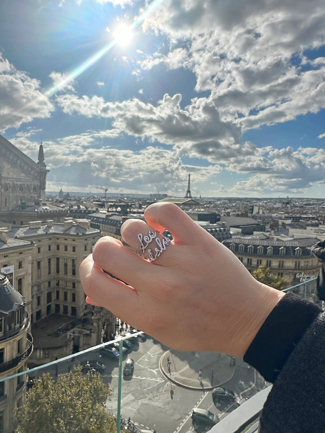 Bespoke Scribble Ring - 18k White Gold