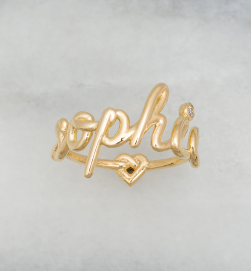 Bespoke Scribble Ring - 18k Rose Gold